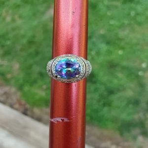 Sterling Silver Mystic Fire Ring